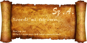 Szerémi Adrienn névjegykártya