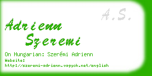 adrienn szeremi business card